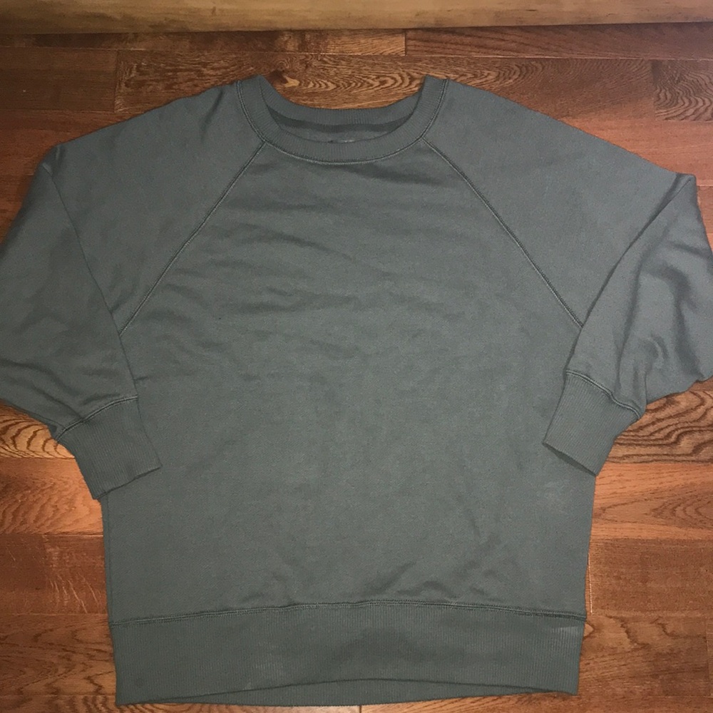 army green sweatshirt